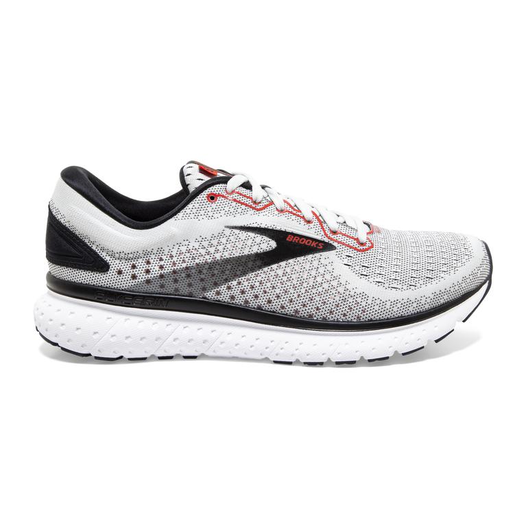 Brooks GLYCERIN 18 Road Running Shoes Mens Sale - Grey/Black/Tradewinds (GUD098327)